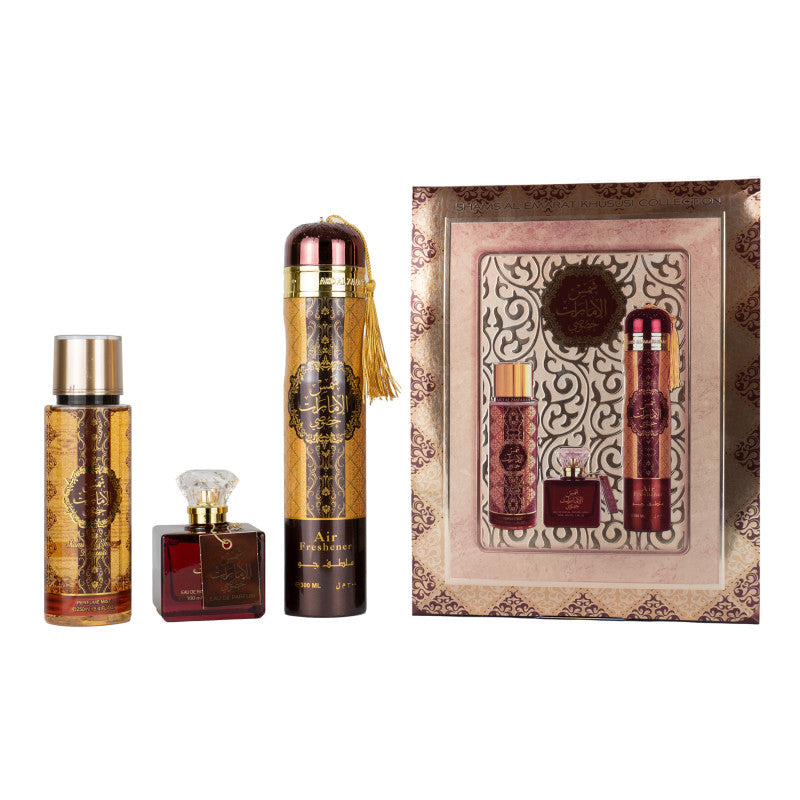 PERFUME ARD AL ZAAFARAN KIT 3 PCS SHAMS AL EMARAT