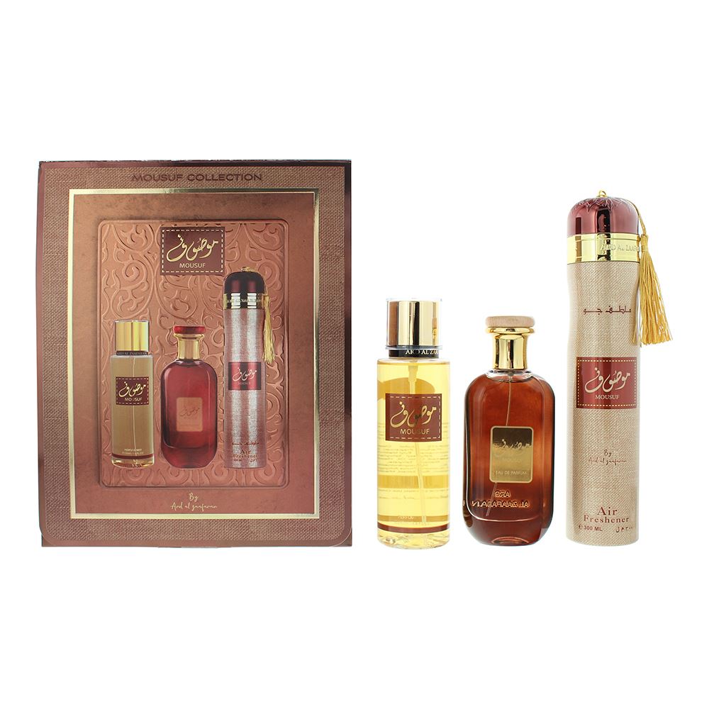 PERFUME ARD AL ZAAFARAN KIT 3 PCS MOUSUF COLLECTION