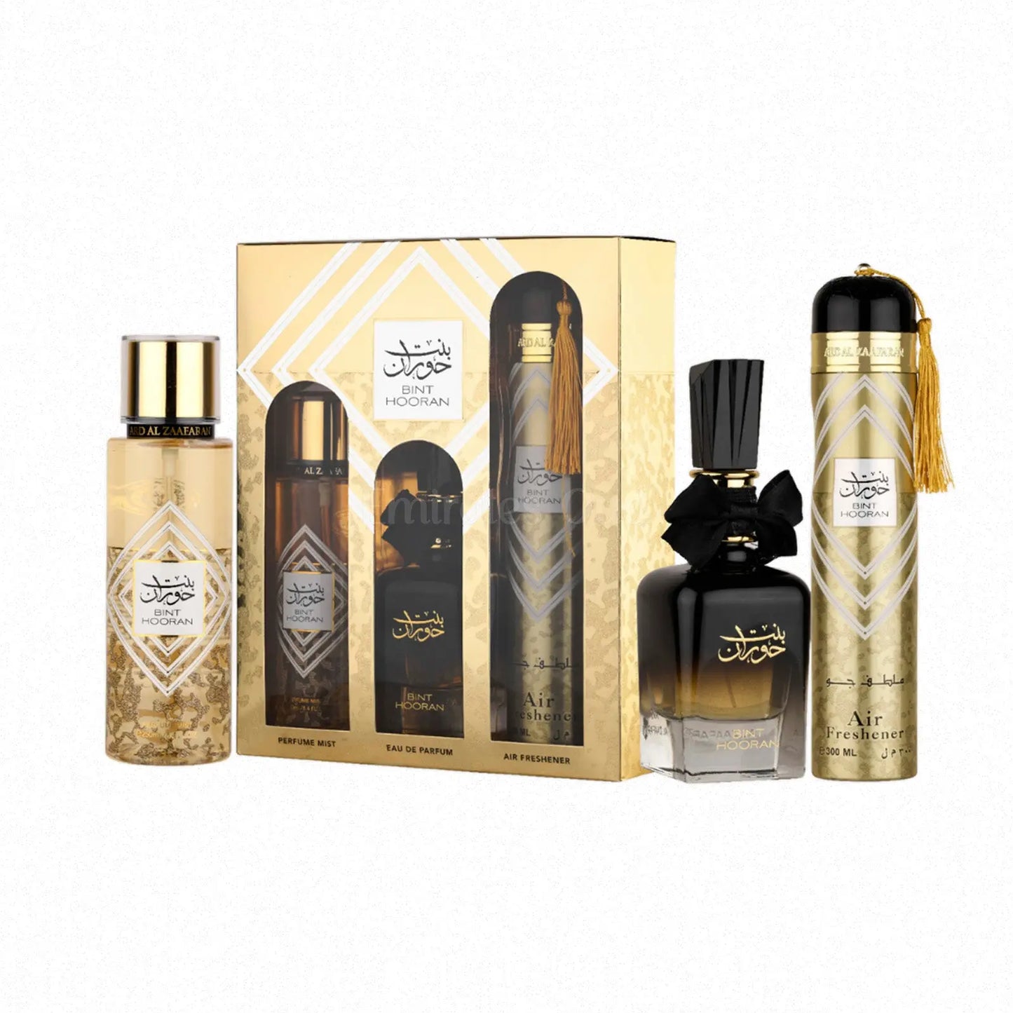 PERFUME ARD AL ZAAFARAN KIT 3 PCS BINT HOORAN